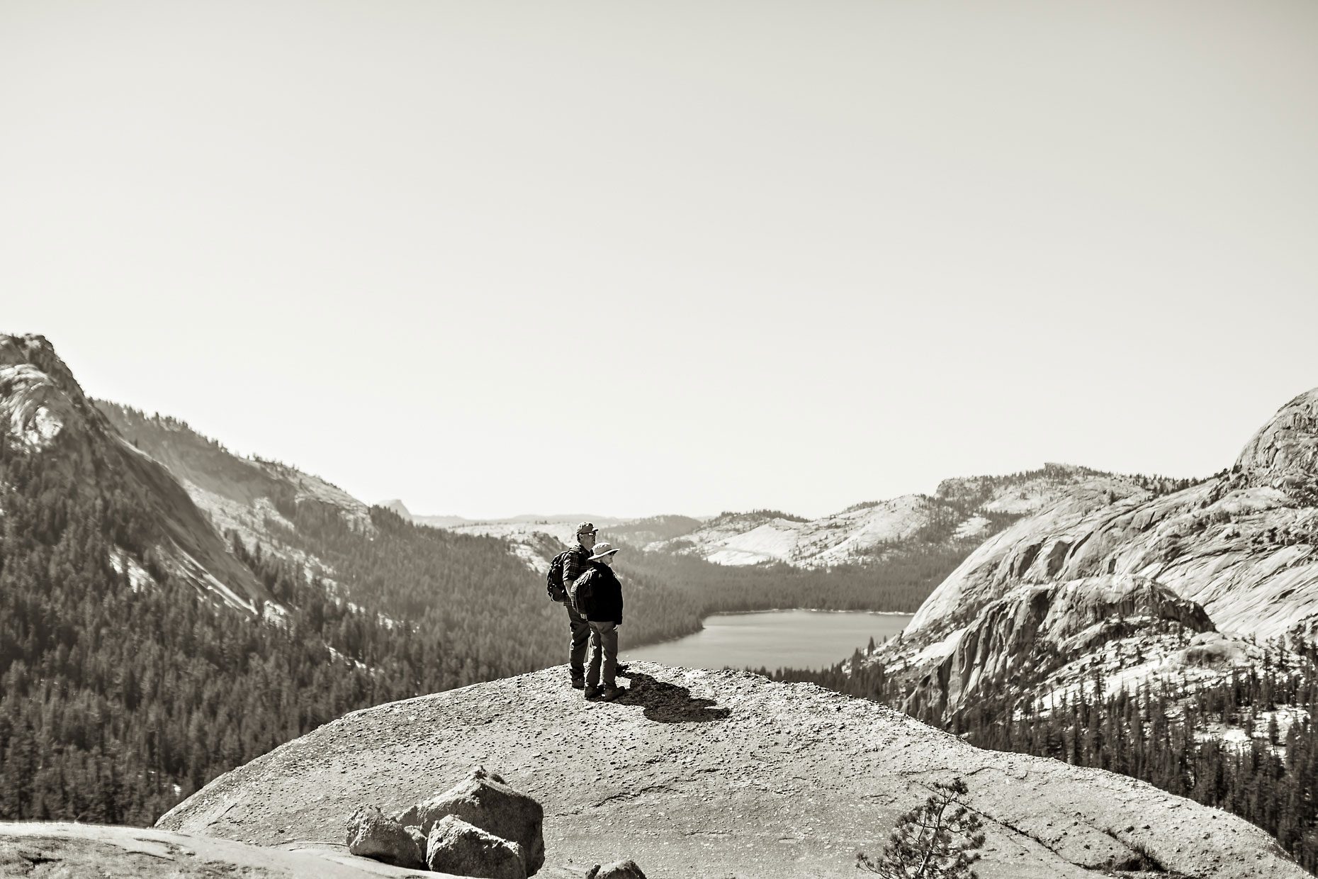 Image of couple in love getting adventure session photography in Yosemite’s high country out of Tuolumne Meadows.