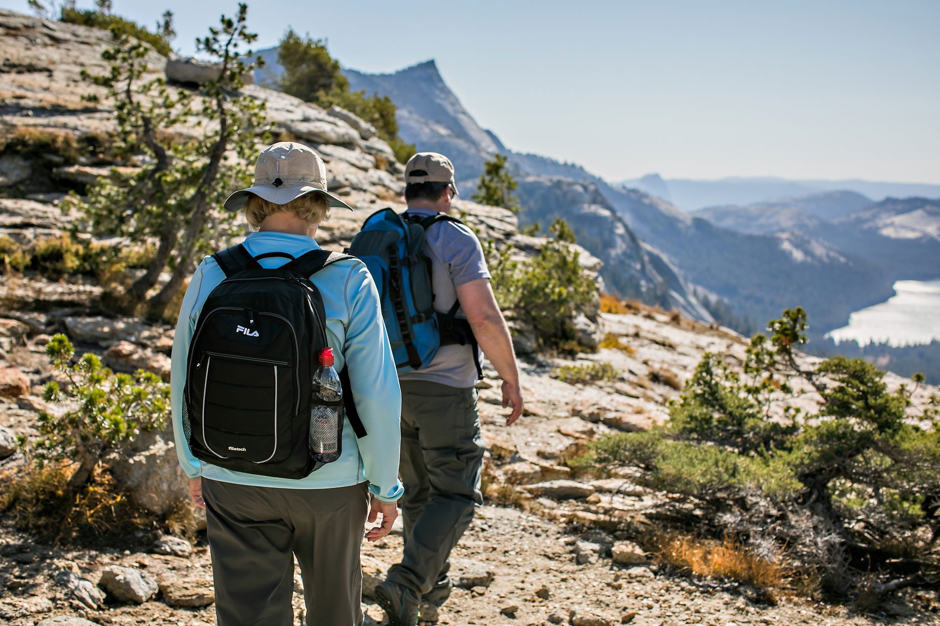 Image of couple in love getting adventure session photography in Yosemite’s high country out of Tuolumne Meadows.